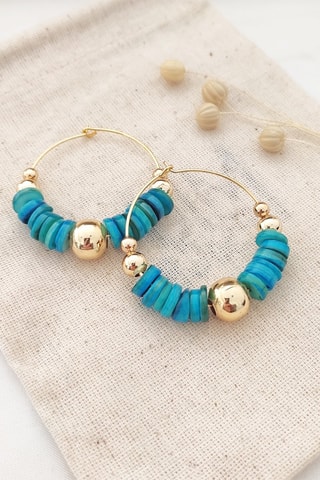 Criollas bañadas en oro fino amarillo - Coral