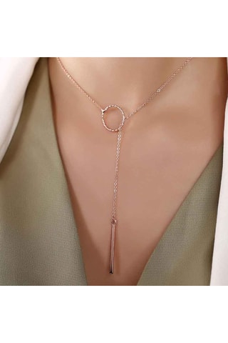 Collar - Latón chapado en oro 