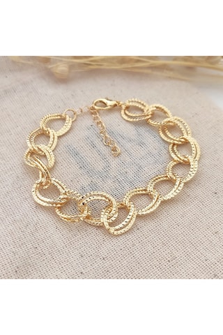 Pulsera - Latón chapado en oro 