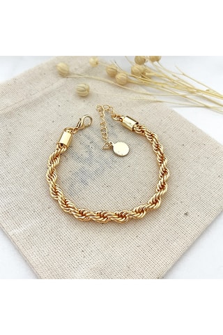 Pulsera - Latón chapado en oro 