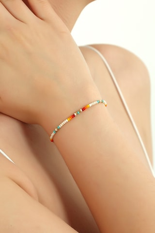 Pulsera bañada en oro fino amarillo