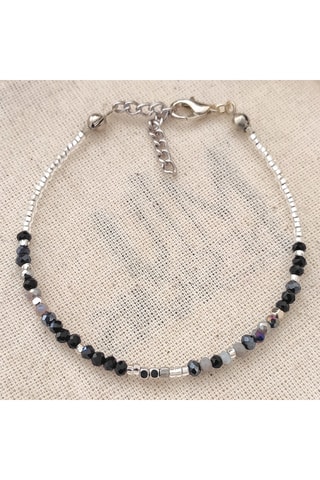 Pulsera - Latón chapado en oro y perlas 