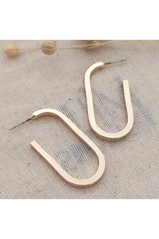 Brincos - Latão banhado a ouro 