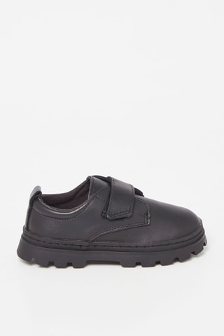 Derbies de couro - Preto