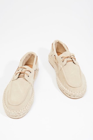 Náuticos de piel - Beige