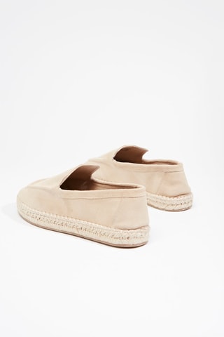 Alpargatas de piel - Beige