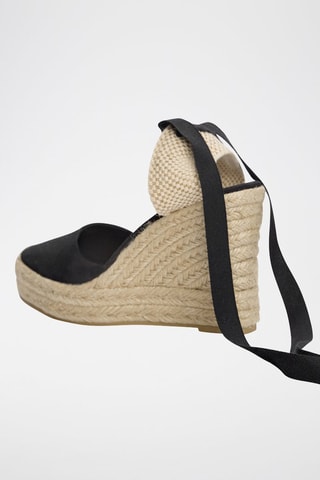 Alpargatas com cunha - Preto