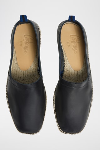 Alpargatas de piel Pablo - Negro