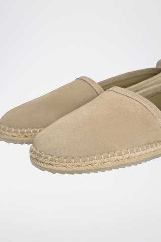 Espardeña de piel - Beige