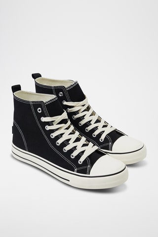 Tenis altos - Negro