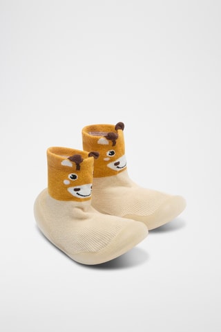 Sneakers a calza - Beige 