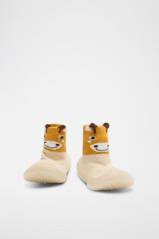 Sneakers a calza - Beige 