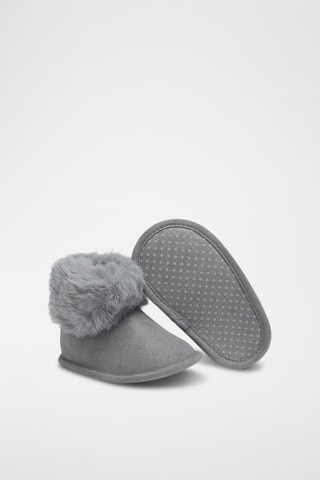 Pantofole imbottite - Grigio 