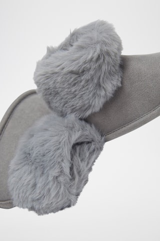 Pantofole imbottite - Grigio 