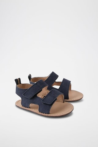 Sandálias em couro - Azul