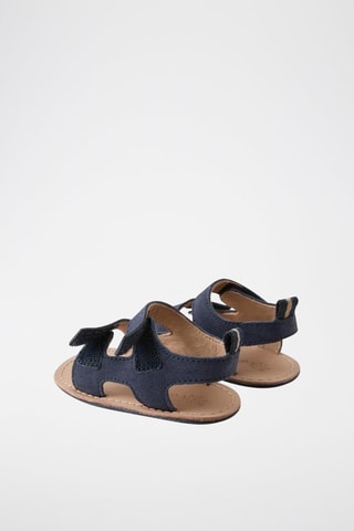 Sandálias em couro - Azul