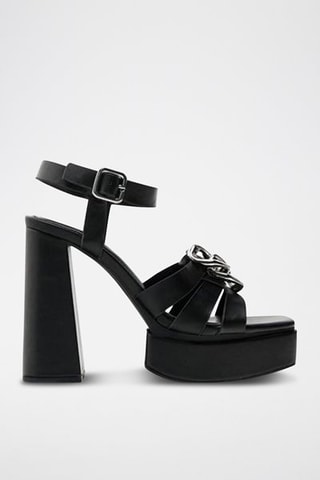 Sandálias de salto Preto