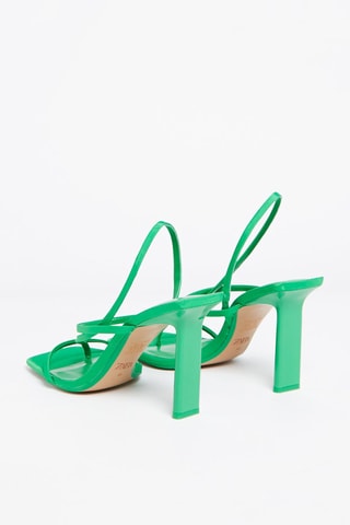 Sandálias de salto Verde