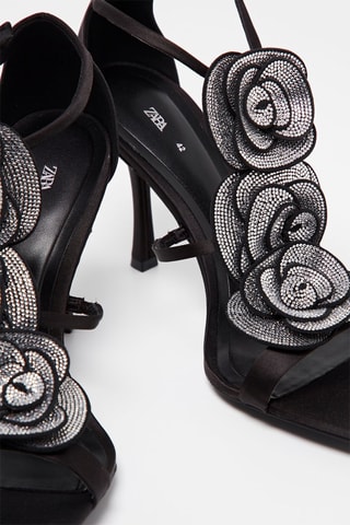 Sandálias de salto - Preto