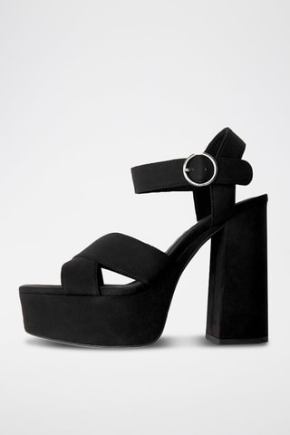 Sandálias de salto - Preto
