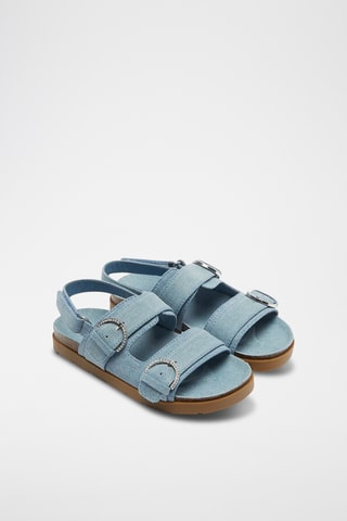 Sandalias vaqueras - Celeste