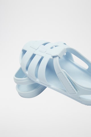 Sandálias de borracha - Azul-celeste