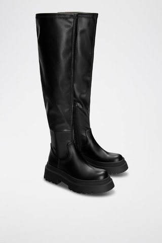Botas com plataforma - Preto