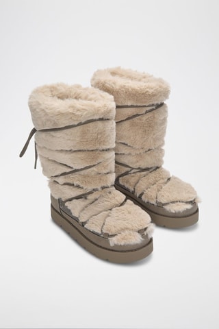 Botas de neve forradas - Bege