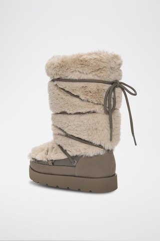 Botas de neve forradas - Bege