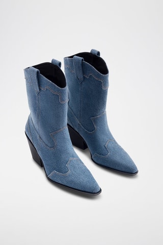 Botas santiags de ganga - Azul