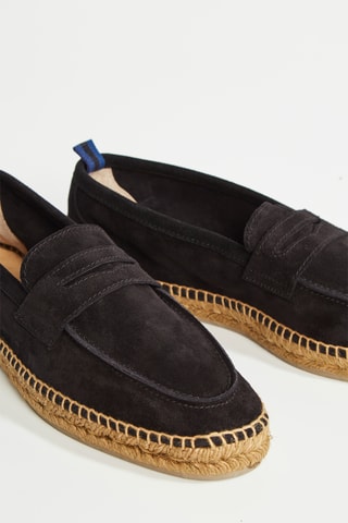 Mocasines de nobuk Nacho - Negro