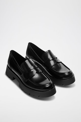 Mocassins plataforma - Preto