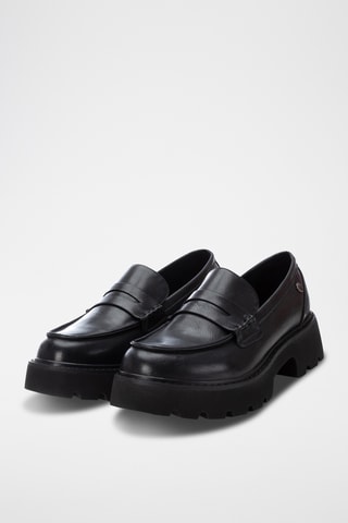 Mocasines con plataforma - Negro