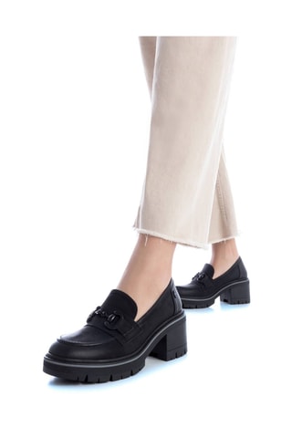 Mocassins de salto - Preto
