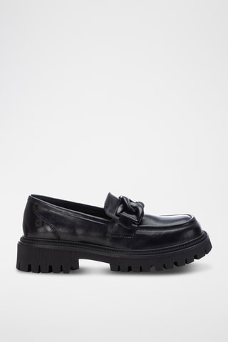 Mocasines con plataforma - Negro
