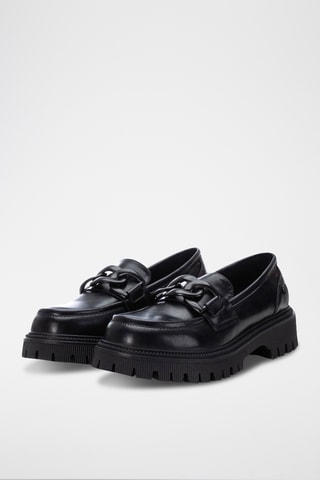 Mocasines con plataforma - Negro