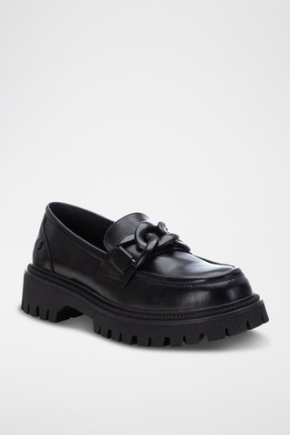 Mocasines con plataforma - Negro