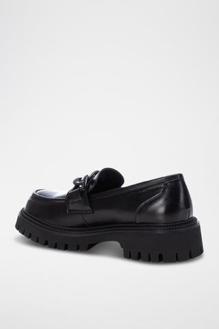 Mocasines con plataforma - Negro