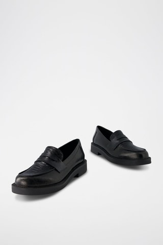 Mocassins com plataforma - Preto