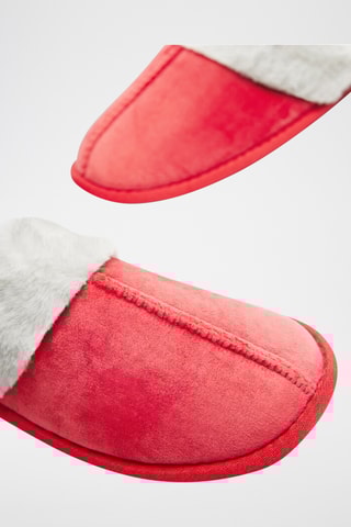 Pantofole imbottite - Rosso
