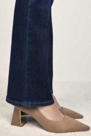 Sapatos de salto Castanho