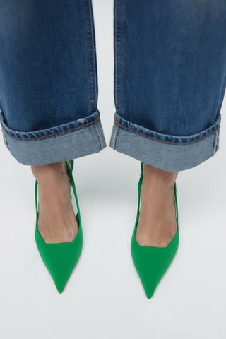 Sapatos de salto Verde