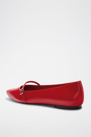 Sapatos babies envernizados - Vermelho