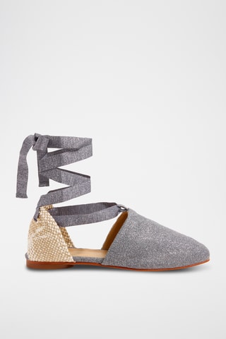 Sabrinas em linho New Gala - Cinzento