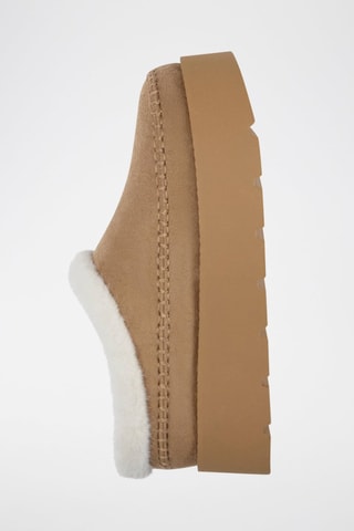 Socas com plataforma forradas - Bege