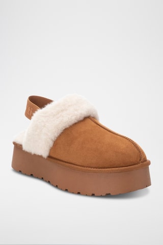 Socas forradas com plataforma - Camel