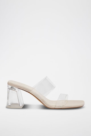 Mules de salto - Branco