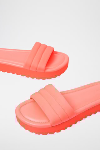 Mules com plataforma - Rosa