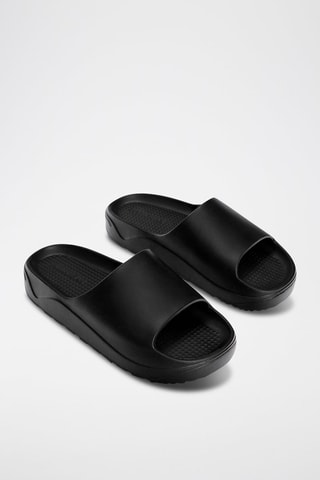 Mules com plataforma - Preto