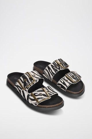 Mules em couro - Preto